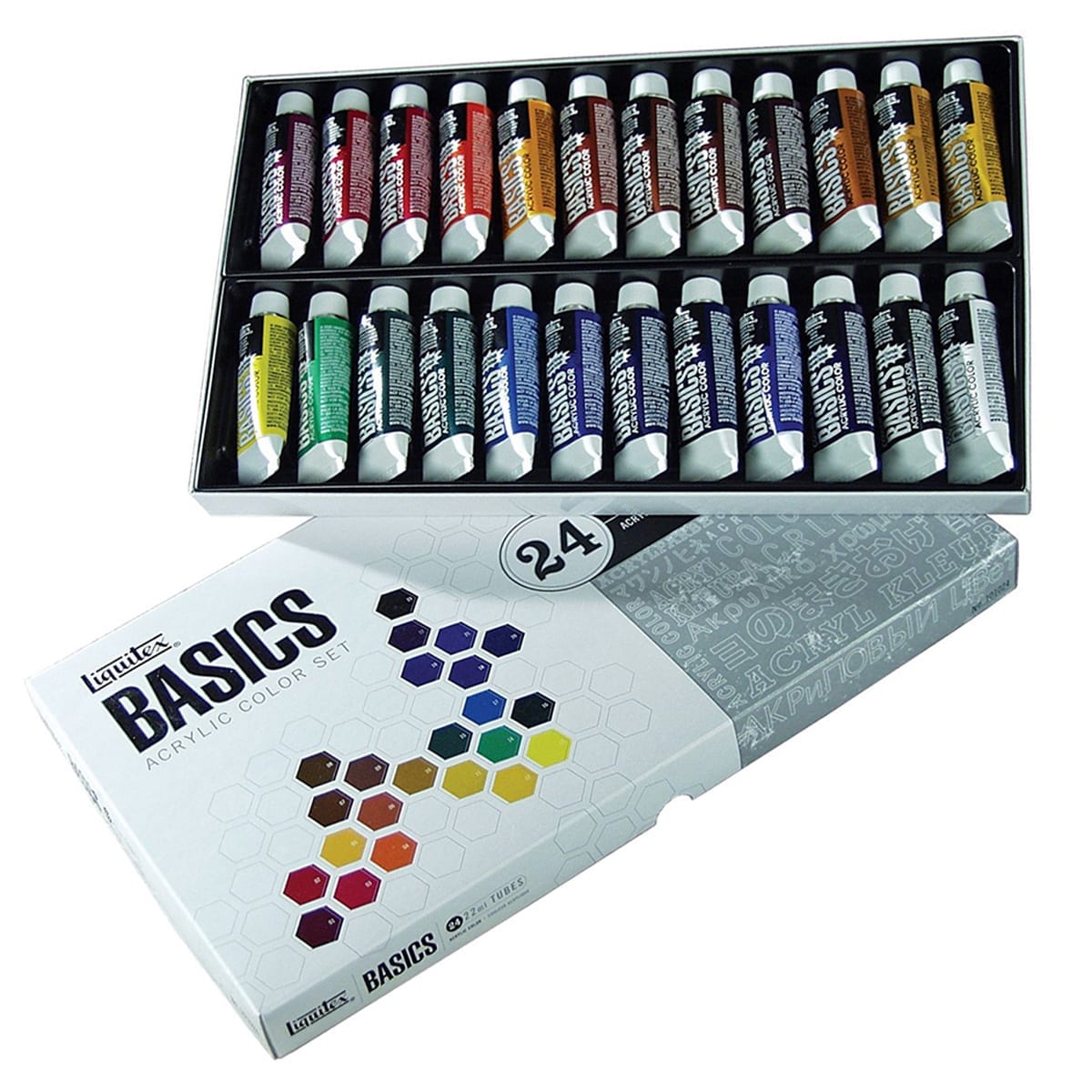 Liquitex Soft Body Artist Acrylics - Essentials Set, Set of 12 Colors, 22  ml