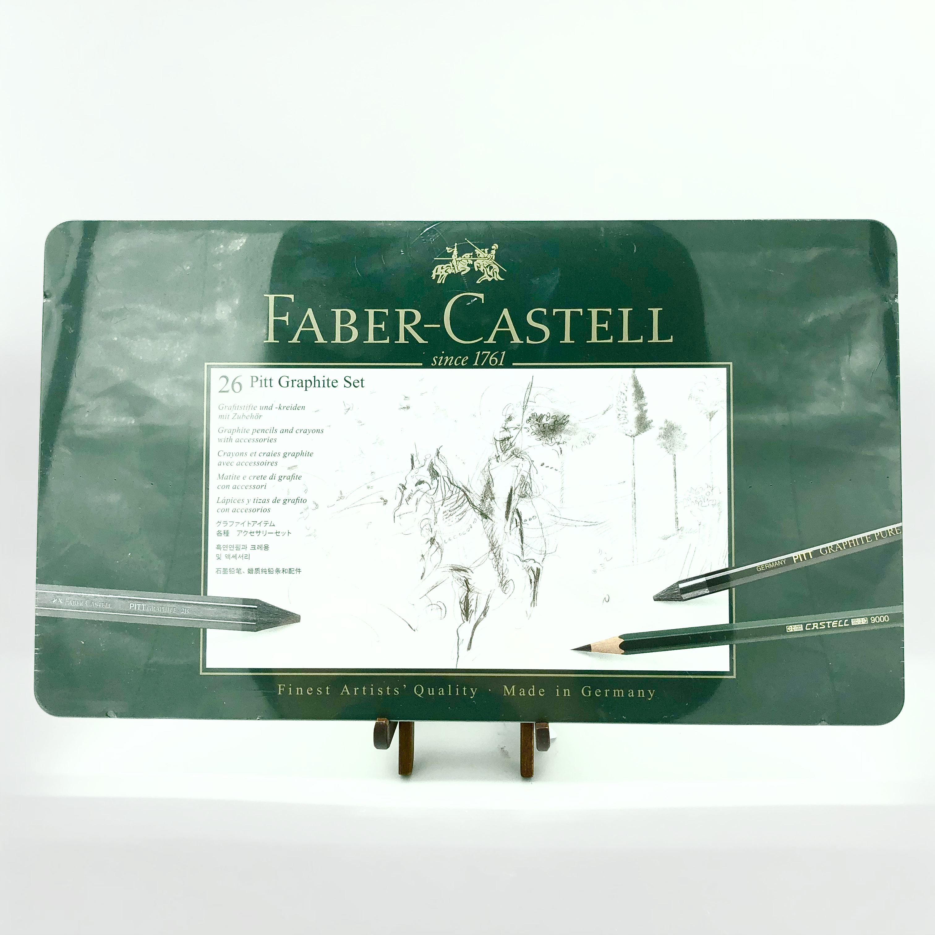 Faber Castell Pitt Graphite Sets | Green and Stone