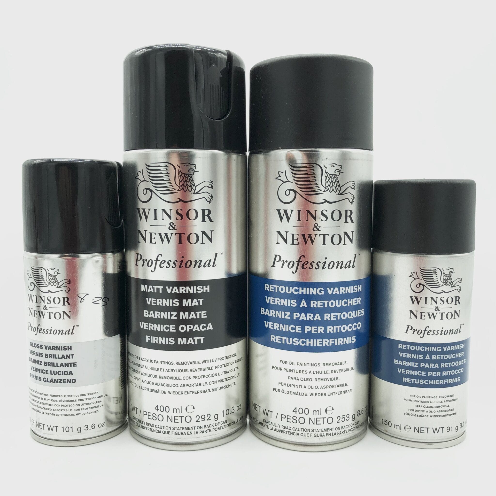 Varnishes - Winsor & Newton Oil Colour Varnish Spray, General Purpose High Gloss  Varnish Spray, 150ml